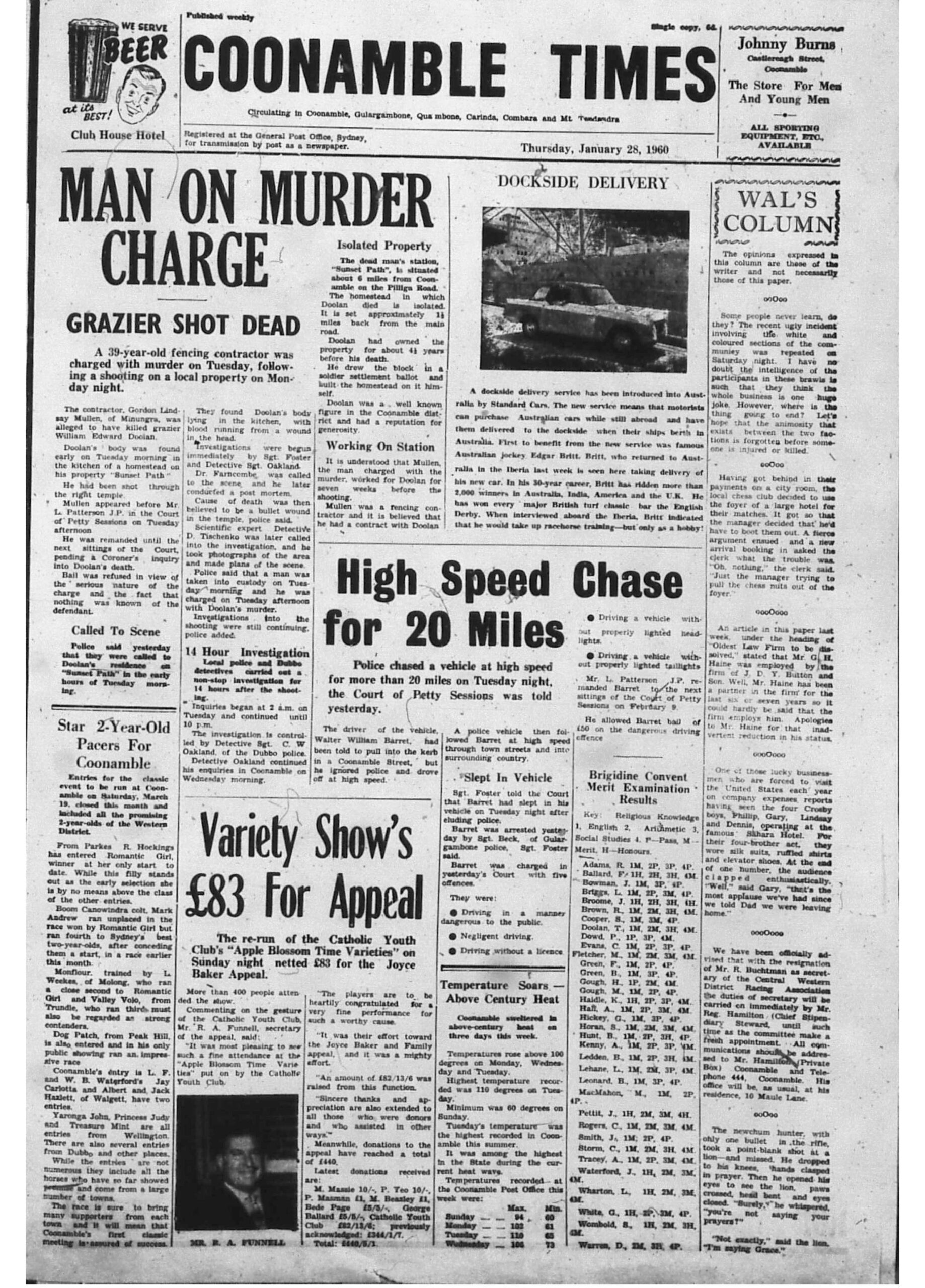 Historical Edition January 28 1960 The Coonamble Times historical-edition-january-28-1960-the-coonamble-times